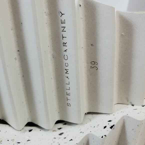 NEW$770 Stella McCartney Gaia Embroider Platform Wedge Espadrille Sandals Sz 39 - Picture 9 of 16